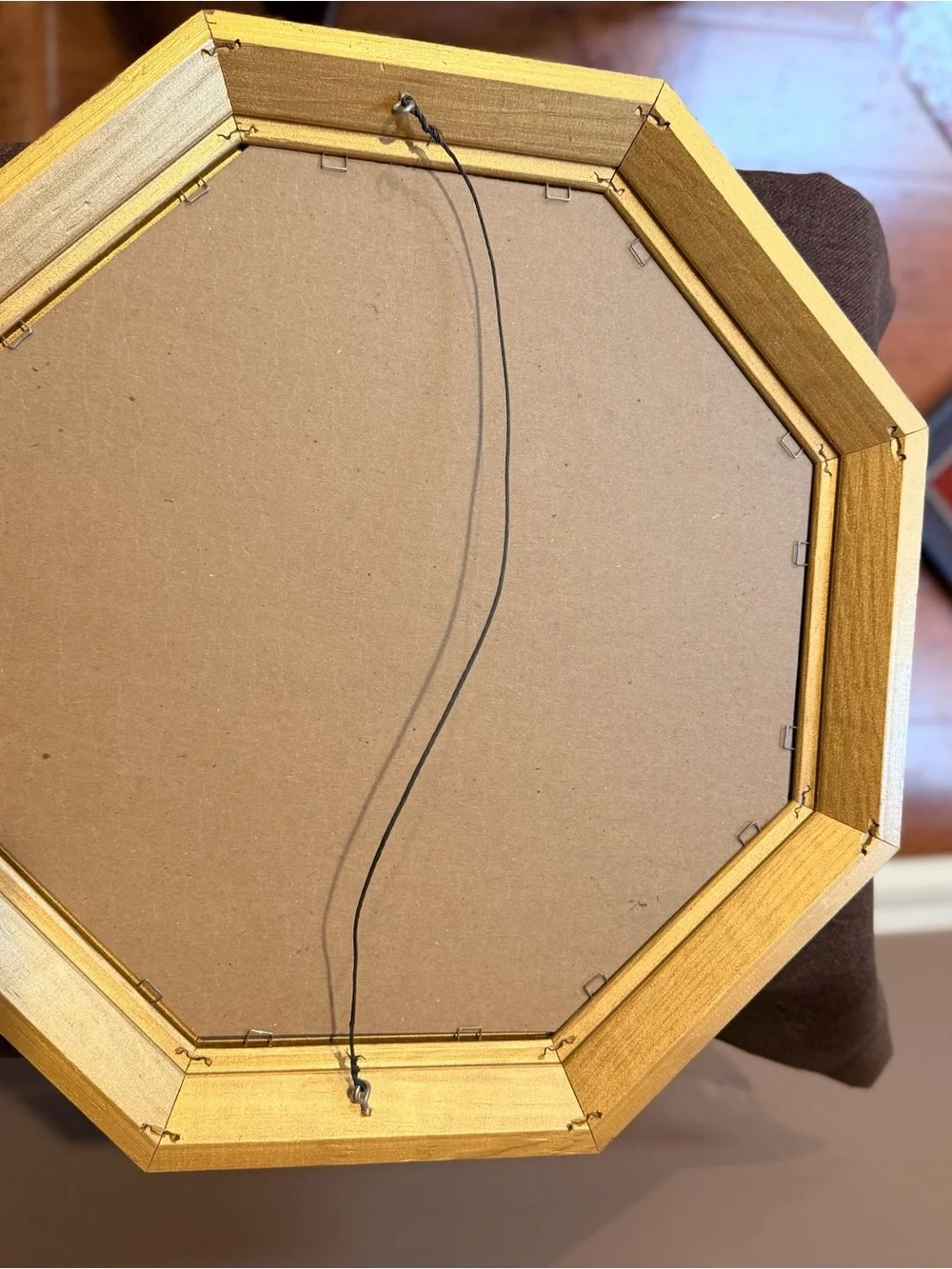 Gold Octagonal Wall Mirror - Elegant Home Accent